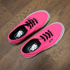 WORN ONCE! Hot pink Vans | Size 6.5 | 6 1/2